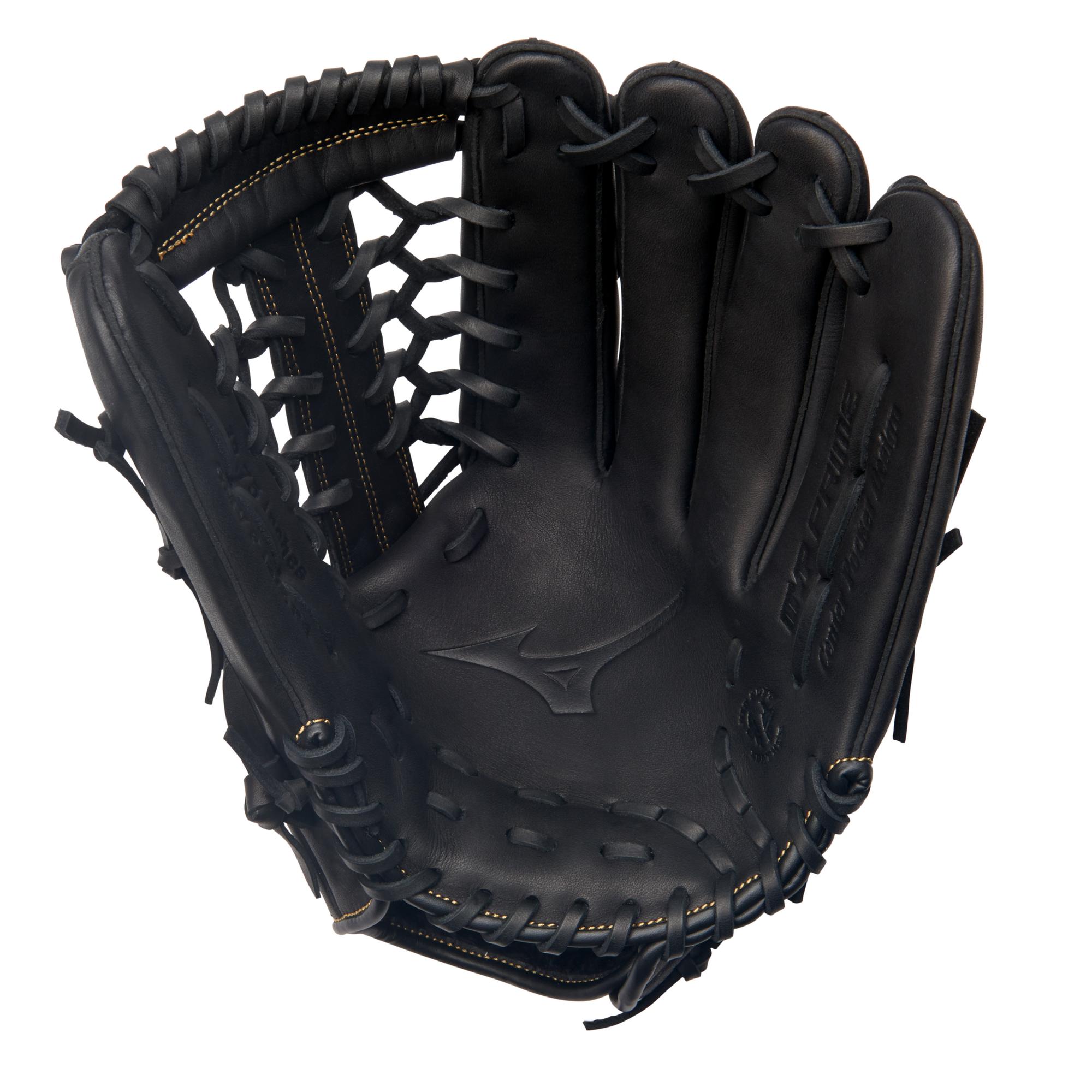 MVP Prime Outfield Baseball Glove 12.75", Black/Almond - Image 2