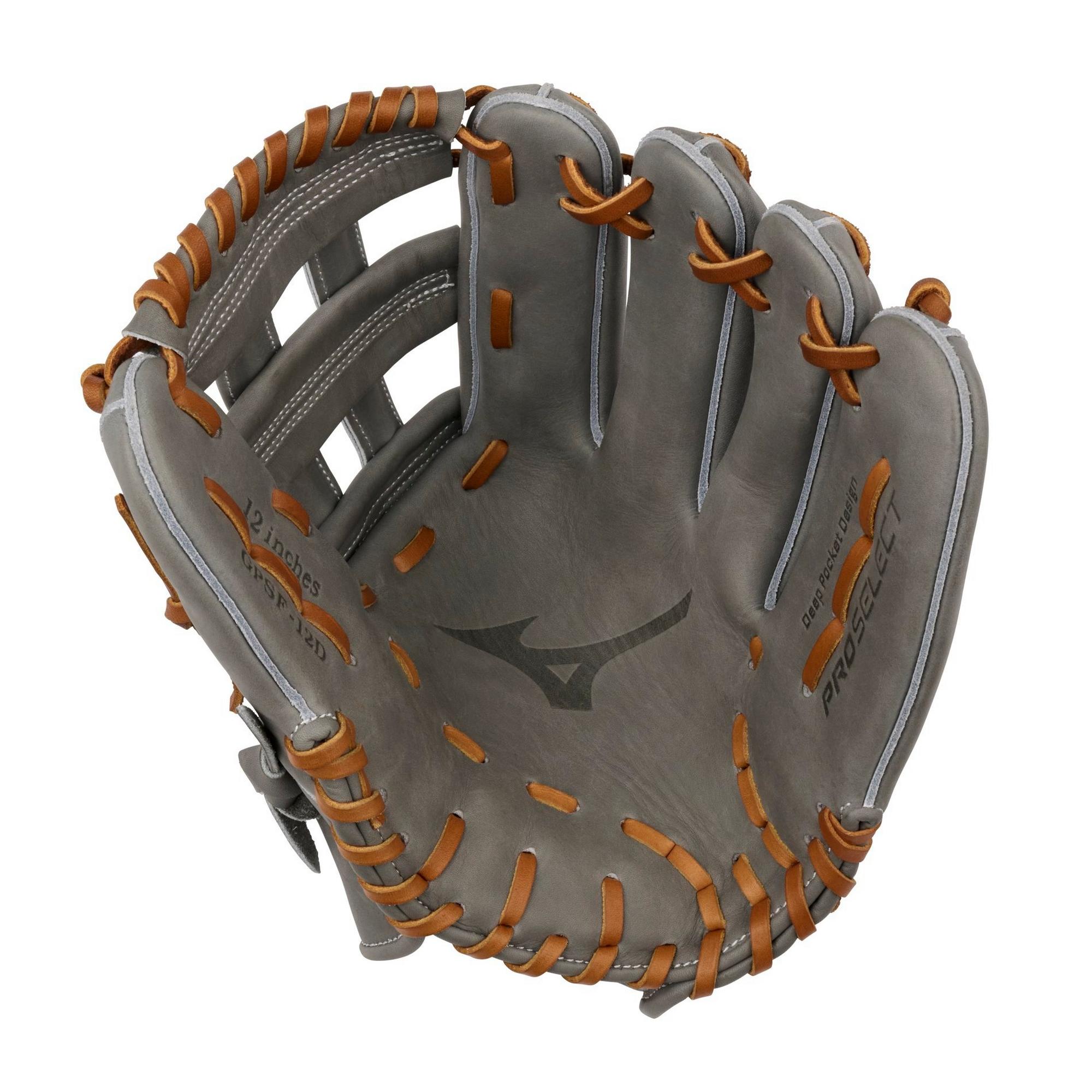 GPSF-12D Pro Select FP, Premium Infielder Fastpitch Glove, 12", Deep Pocket, H Web - Image 2