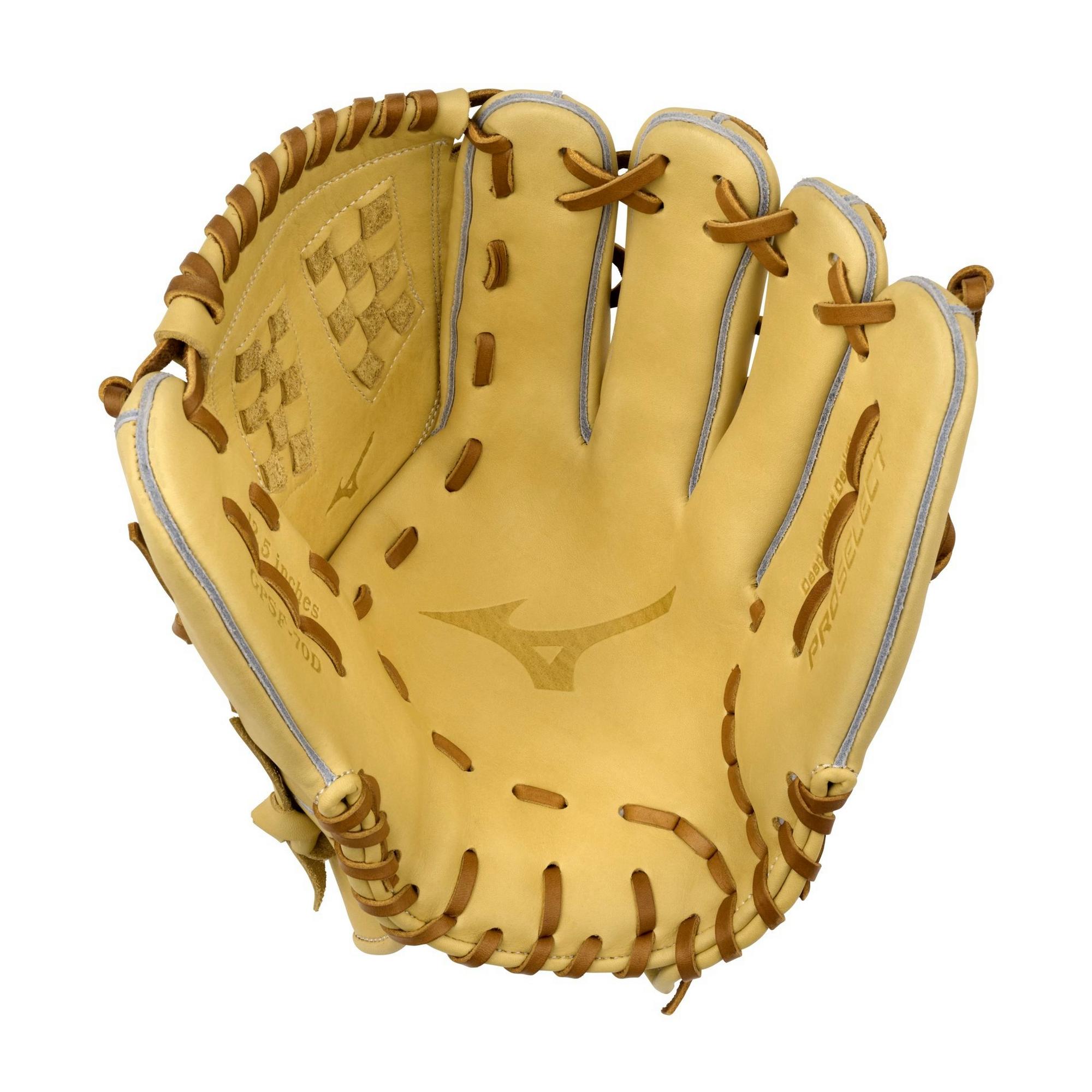 GPSF-70D Pro Select FP, Premium Outfielder Fastpitch Glove, 12.5", Deep Pocket, Tartan Web - Image 2