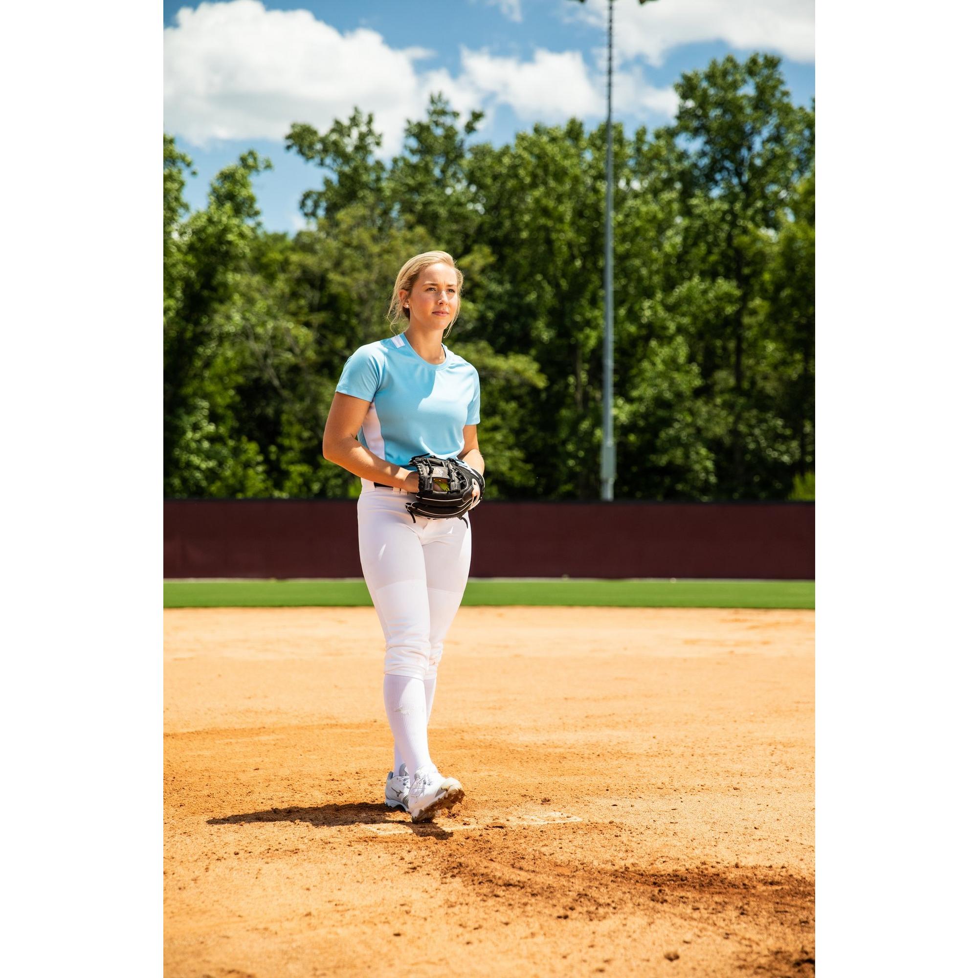 Women's Belted Stretch Softball Pant - Image 3