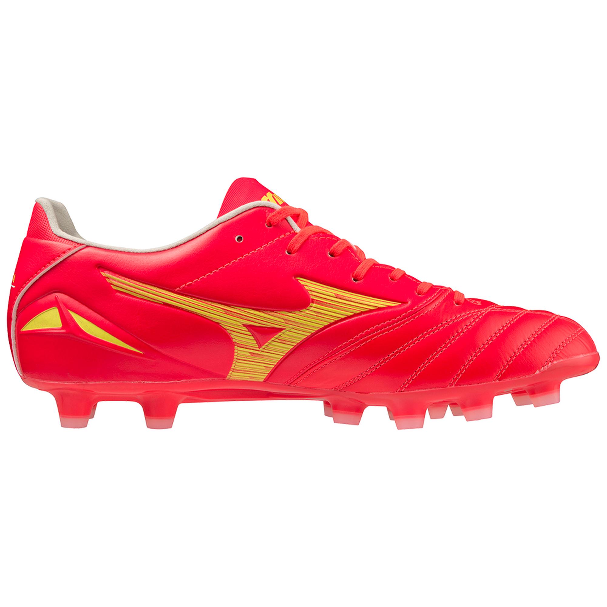 Morelia Neo IV Pro FG Firm Ground KL Soccer Cleat, Fiery Coral - Image 3