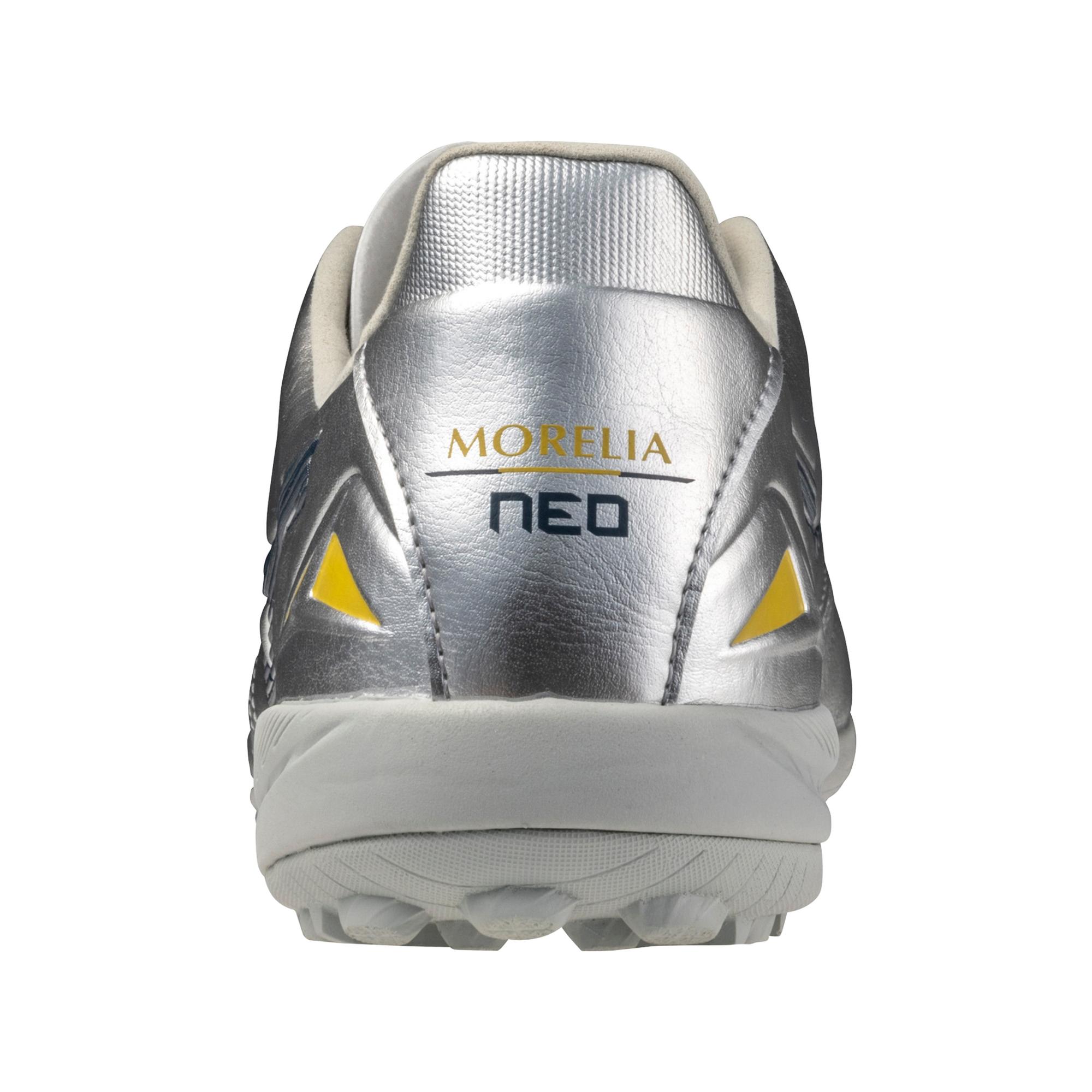Morelia Neo IV Pro KL AS Turf Soccer Shoe, Platinum Silver - Image 5
