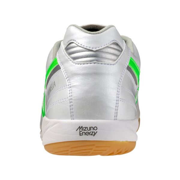 Morelia Sala Elite IN Indoor Soccer Shoe, White/Neon Green - Image 5