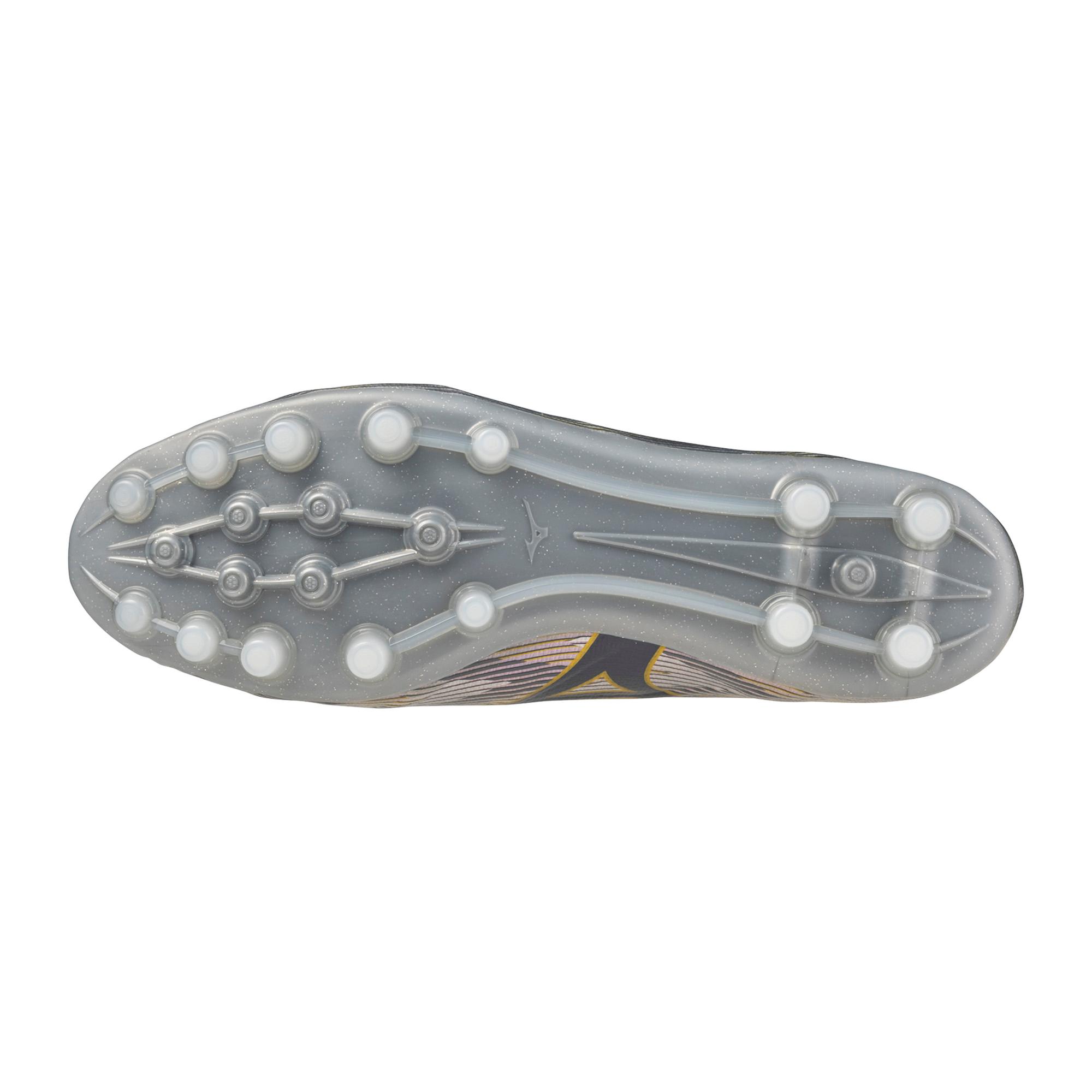 Mizuno Alpha II Japan AG Artificial Grass Soccer Cleat, Platinum Silver - Image 2