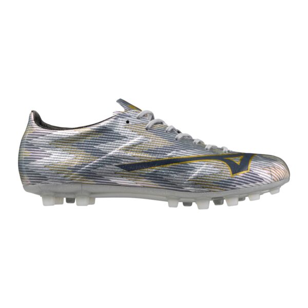 Mizuno Alpha II Japan AG Artificial Grass Soccer Cleat, Platinum Silver - Image 6