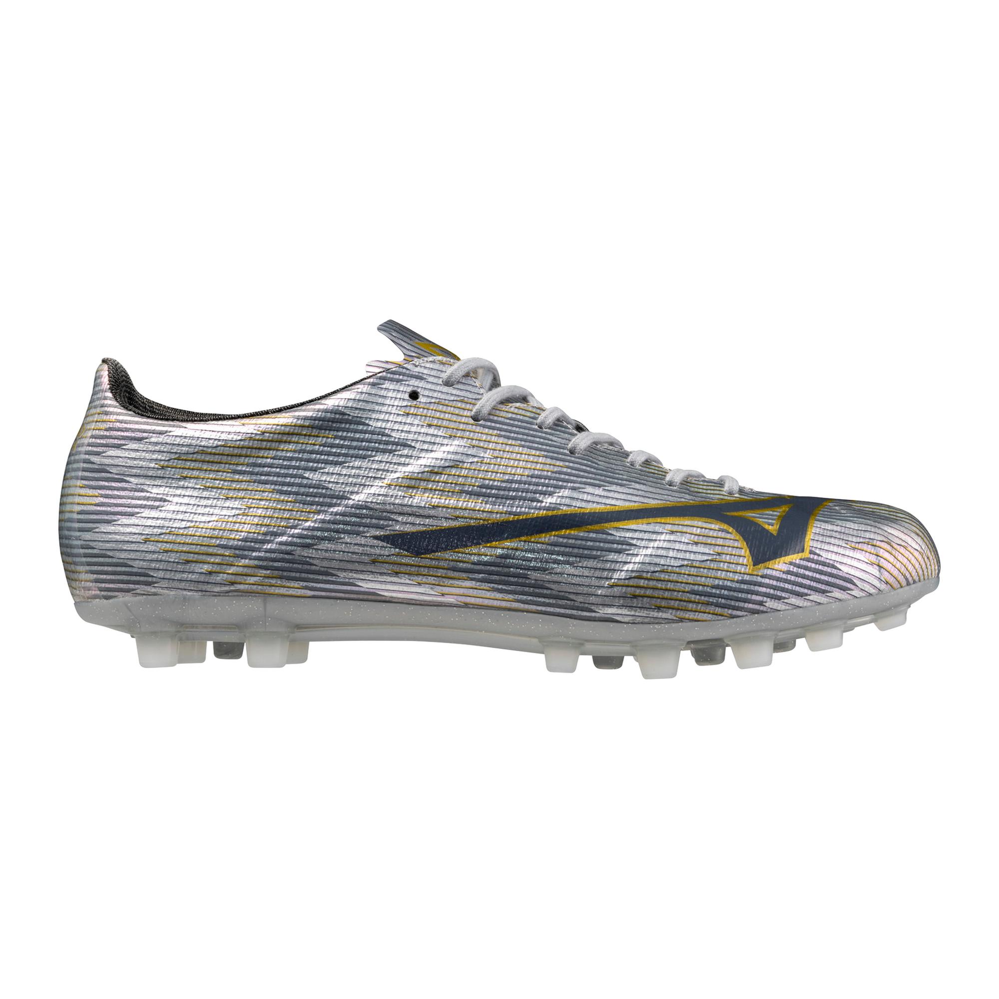 Mizuno Alpha II Japan AG Artificial Grass Soccer Cleat, Platinum Silver - Image 6