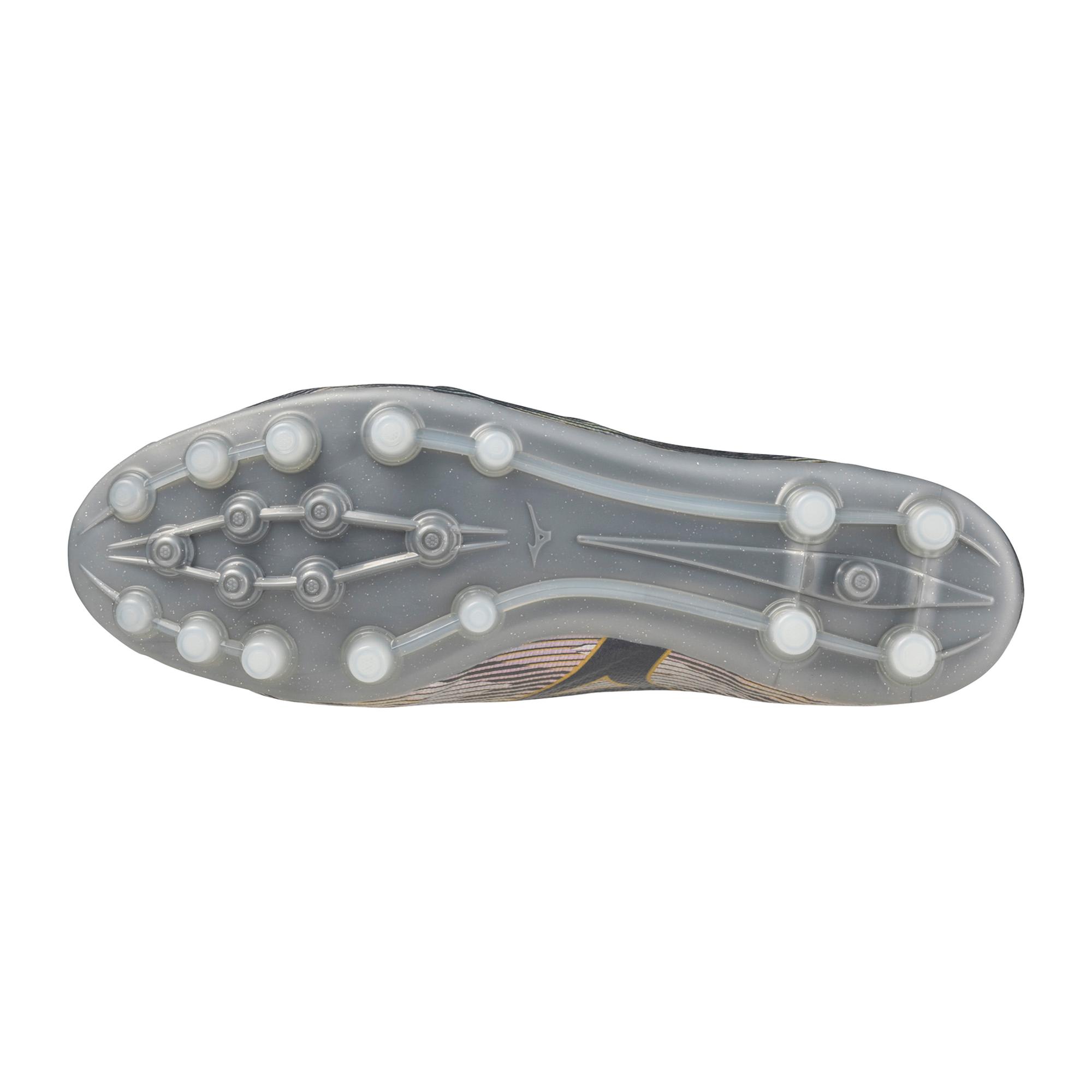 Mizuno Alpha II Elite AG Artificial Grass Soccer Cleat, Platinum Silver - Image 2