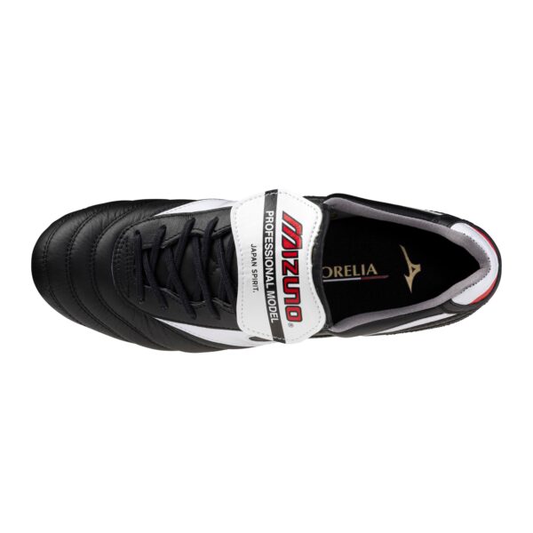 Morelia II Made in Japan KL Soccer Cleat, Black/White - Image 4