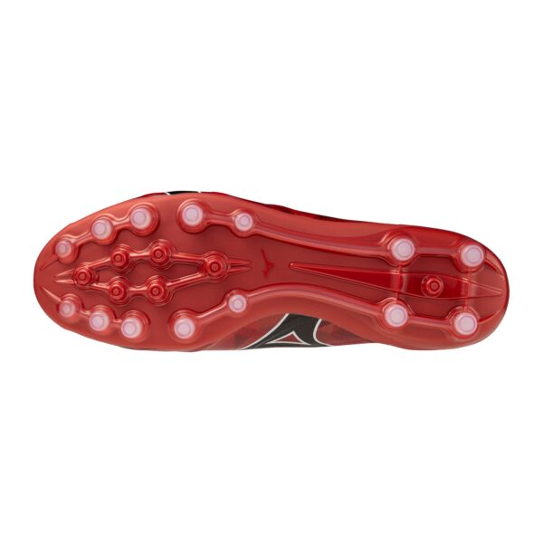 Mizuno Alpha II Elite AG Artificial Grass Soccer Cleat, Red/Black - Image 2