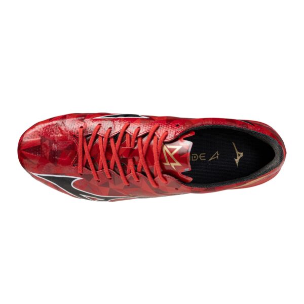 Mizuno Alpha II Elite AG Artificial Grass Soccer Cleat, Red/Black - Image 4