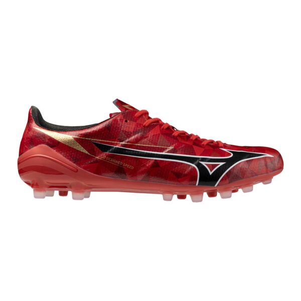 Mizuno Alpha II Elite AG Artificial Grass Soccer Cleat, Red/Black - Image 6