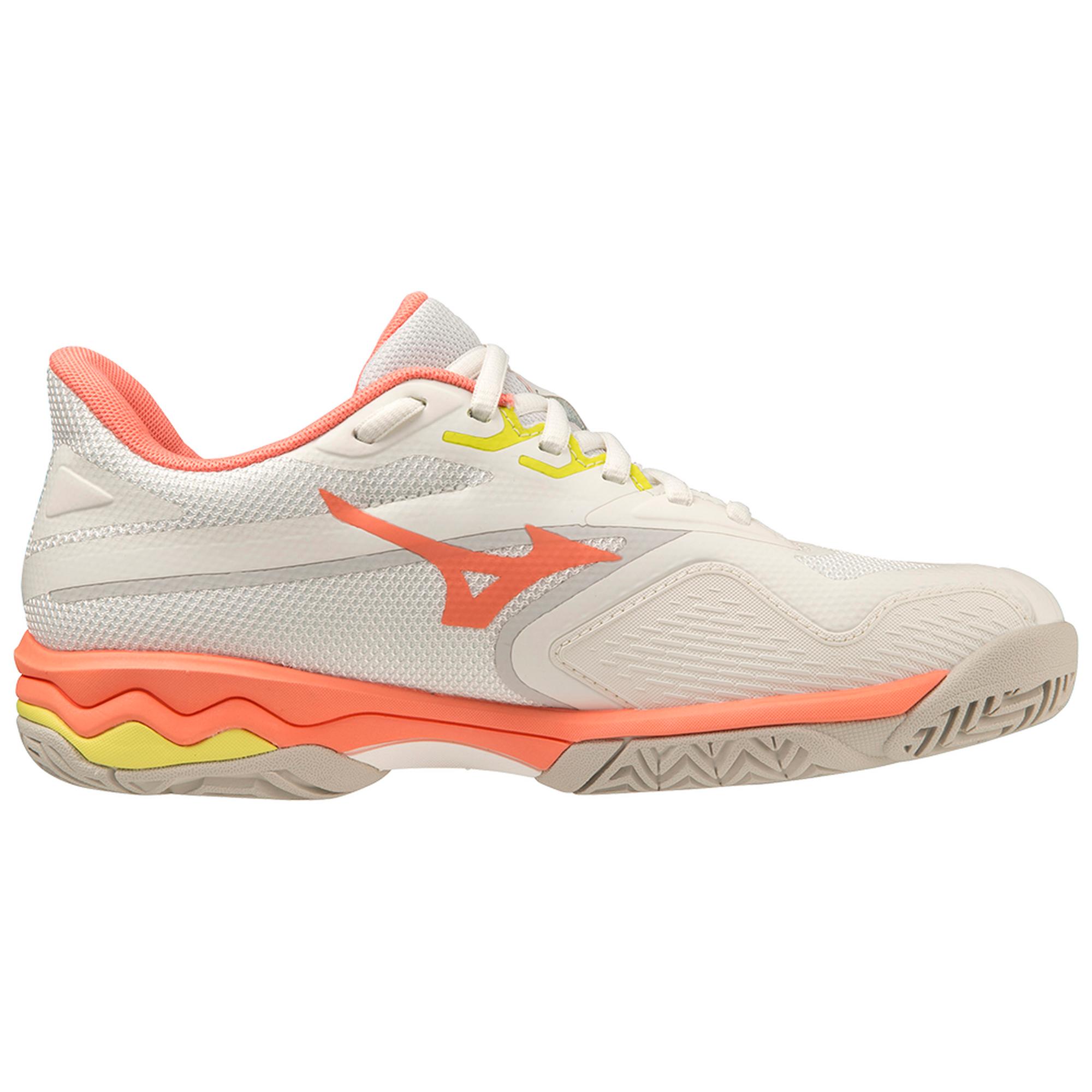 Wave Exceed Light 2 AC Women's Tennis Shoe, Snow White/Fusion Coral - Image 3