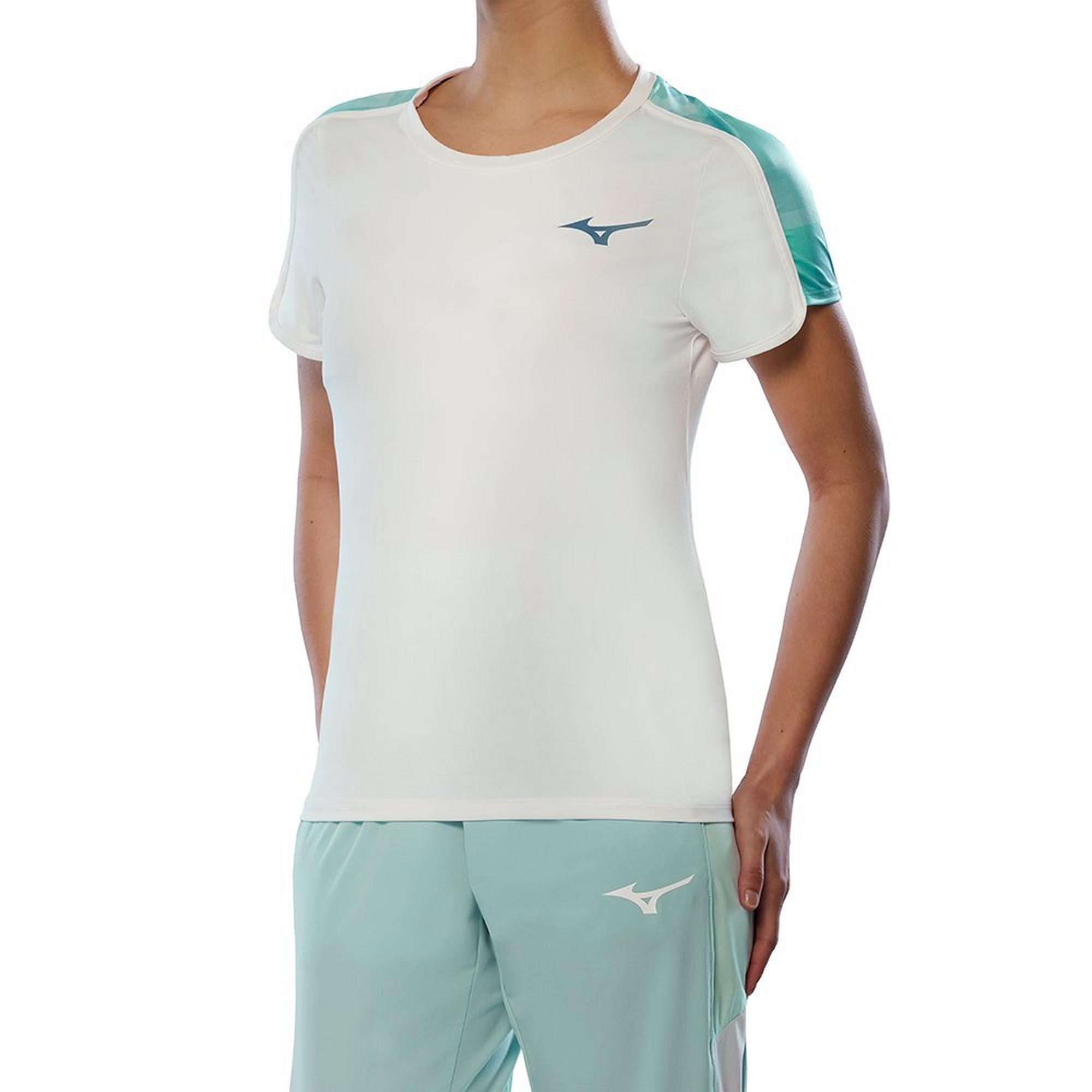 Mizuno Women's Printed  Tennis Tee - Image 3